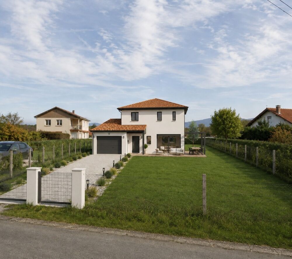Maison neuve à construire de 105 m² sur un terrain de 1 ....