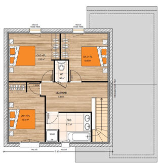  Maison 6 pi�ces 110 m� Pouill�-les-c�teaux