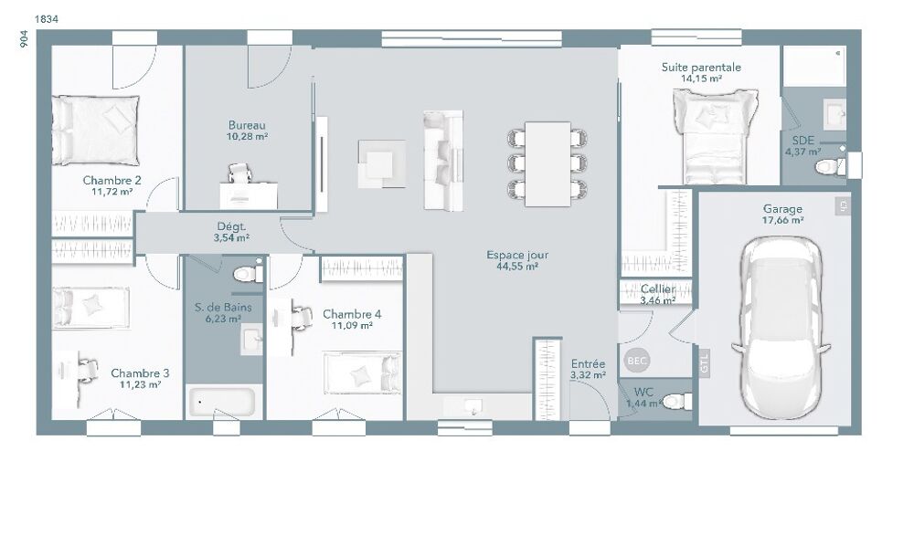 vente Maison - 6 pièce(s) - 125 m² Lauret (34270)