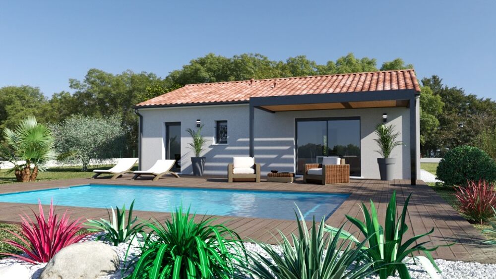 Cette jolie maison de plain-pied à construire n'attend p....