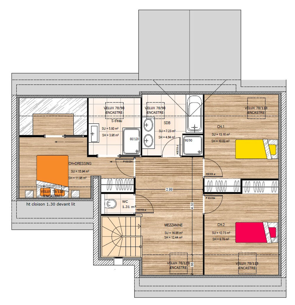 vente Maison - 5 pièce(s) - 125 m² Bouchemaine (49080)