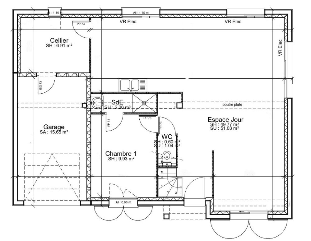 vente Maison - 6 pièce(s) - 120 m² Bois-d'Arcy (78390)