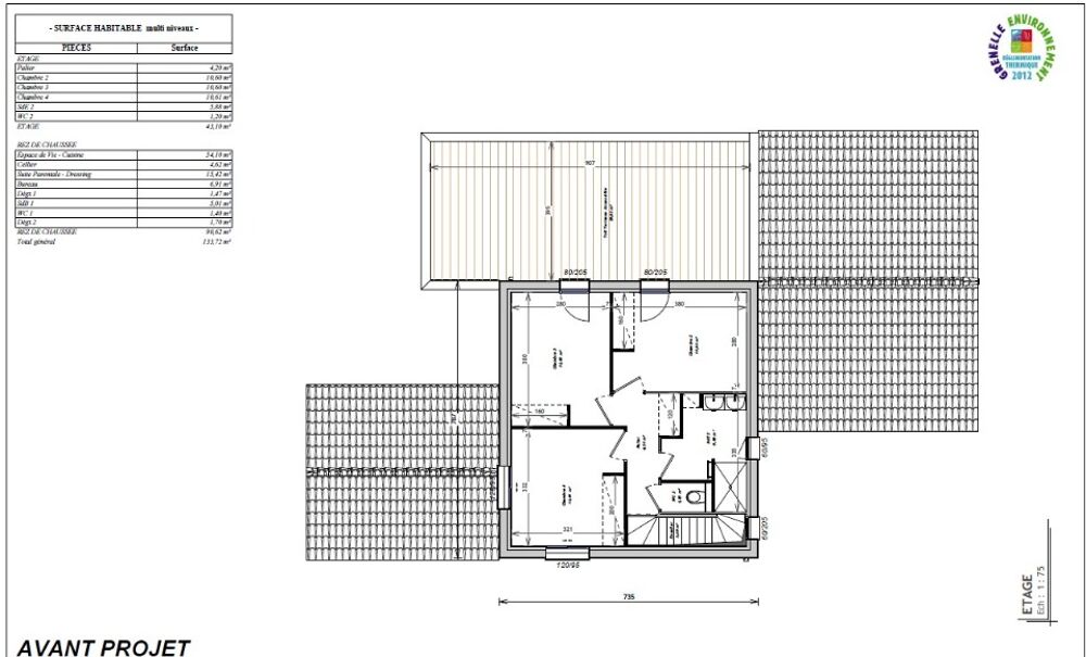 MAISON À CONSTRUIRE DE 133 M² À SAINT-GERVAIS, 6 PIÈCES<....