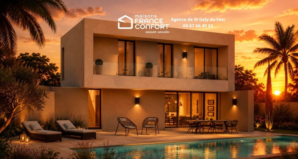 Maison California de 120 m² proposée ici sur 569 m² de t....