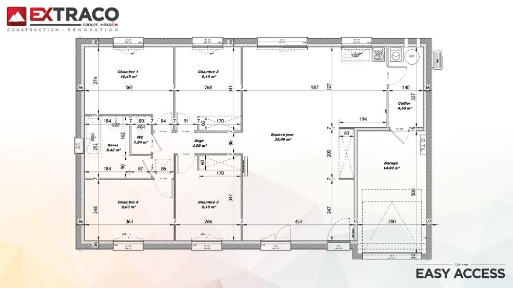 vente Maison - 5 pièce(s) - 92 m² La Haye-Malherbe (27400)