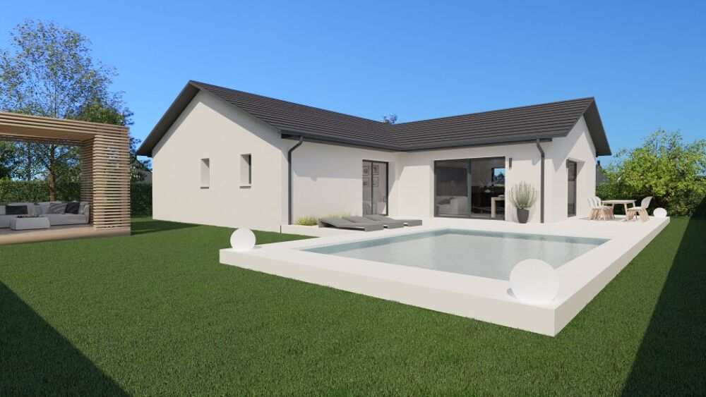 Maison neuve de plain-pied à construire de 105 m² sur un....