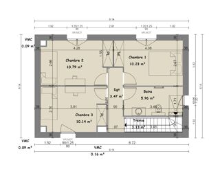  Maison � vendre 4 pi�ces 82 m�