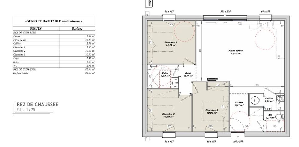 vente Maison - 4 pièce(s) - 82 m² Saint-Hilaire-la-Forêt (85440)
