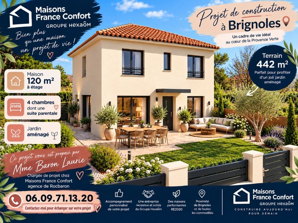 vente Maison - 6 pièce(s) - 120 m² Brignoles (83170)