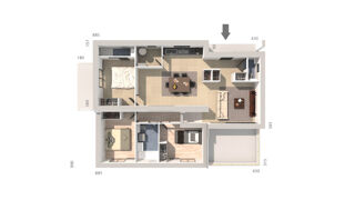  Maison � vendre 4 pi�ces 88 m�