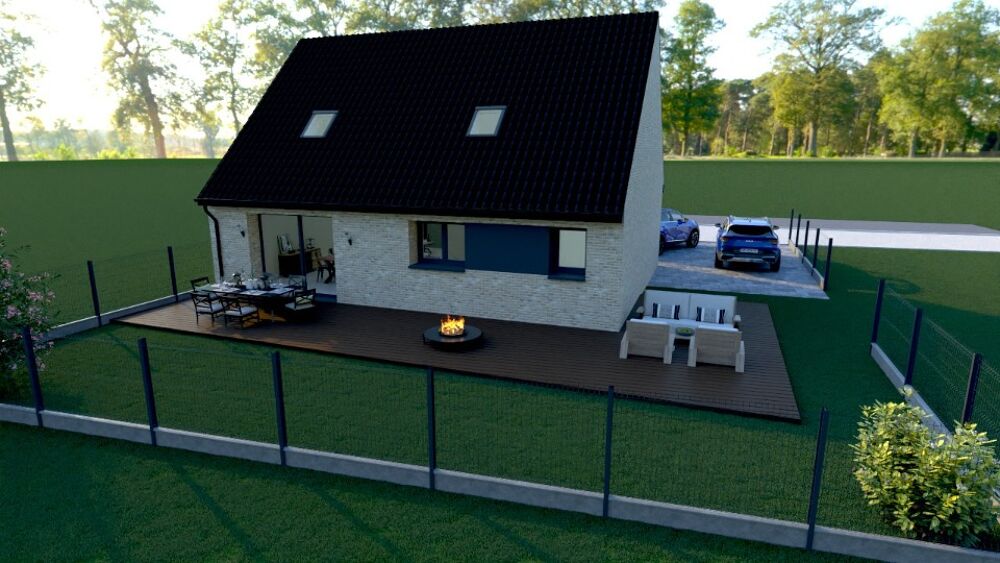 Maison de semi plain-pied de 96 + garage à construire à ....