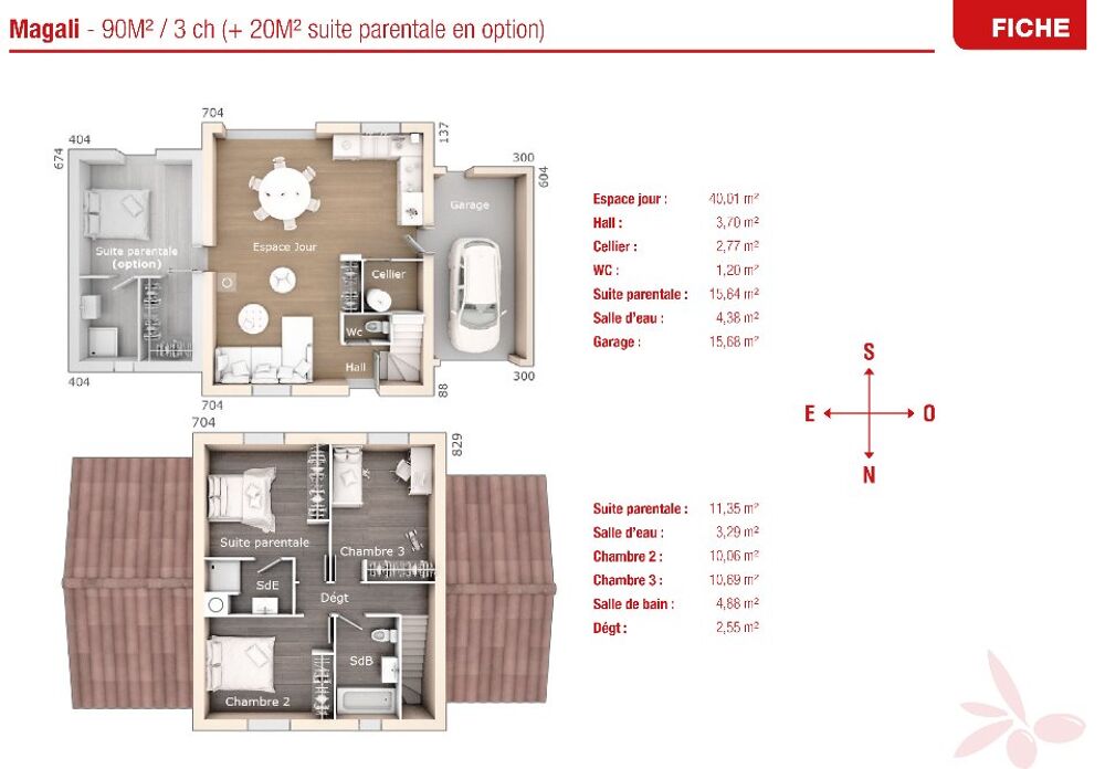 vente Maison - 5 pièce(s) - 90 m² Villeneuve-lès-Avignon (30400)