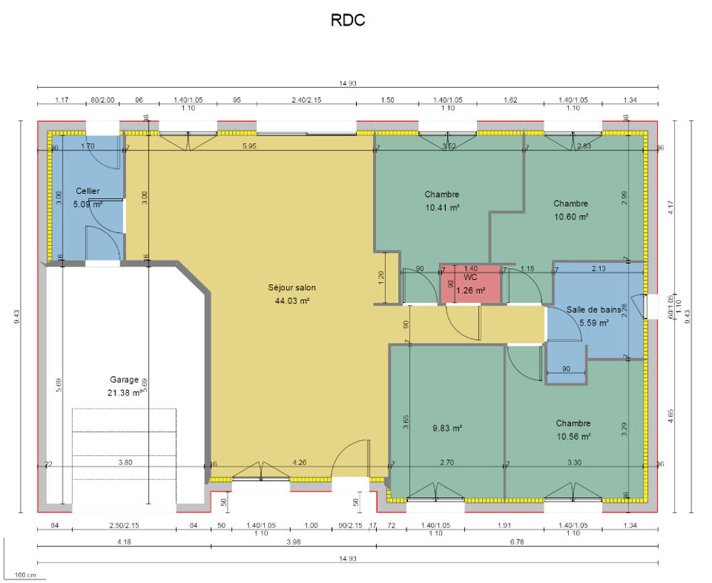vente Maison - 5 pièce(s) - 97 m² Coulans-sur-Gée (72550)