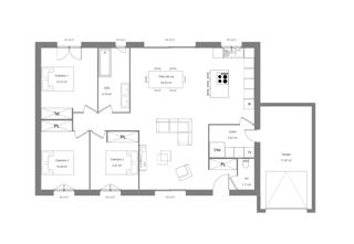  Maison à vendre 4 pièces 90 m²