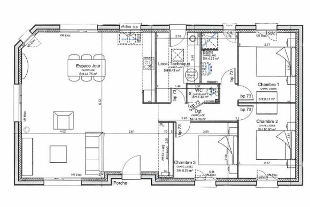 vente Maison - 4 pièce(s) - 90 m² Cierrey (27930)