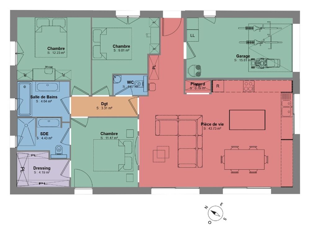 vente Maison - 4 pièce(s) - 96 m² Orgnac-l'Aven (07150)