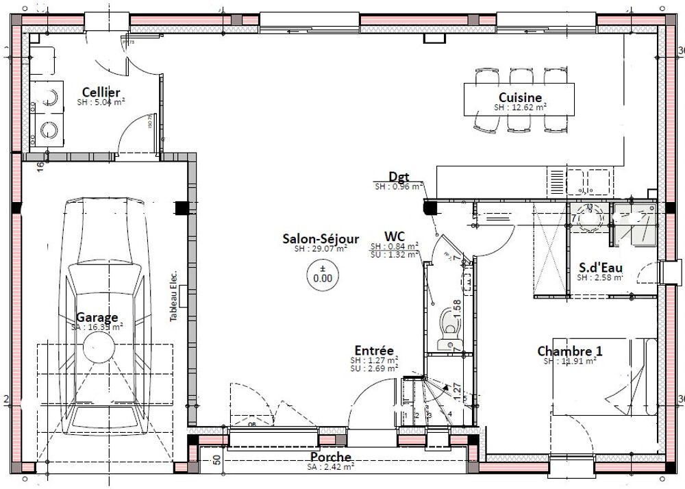 vente Maison - 6 pièce(s) - 100 m² Savigné-l'Évêque (72460)