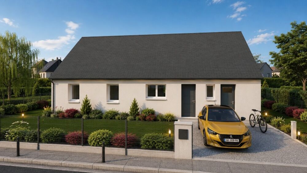Voici une belle maison de 107m² à construire, comprenant....