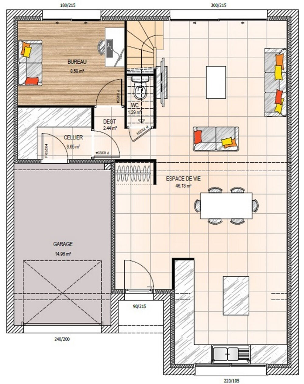 MAISON À CONSTRUIRE DE 120 M² IDÉALEMENT SITUÉE À JOUÉ-S....