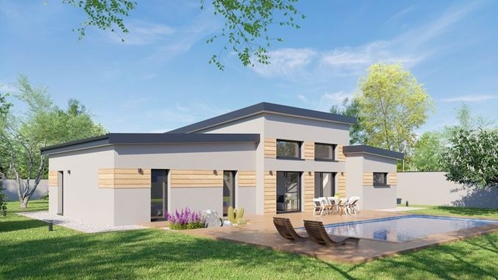 PROJET PRÊT À DÉCORER : terrain 400 m² + maison ossature....