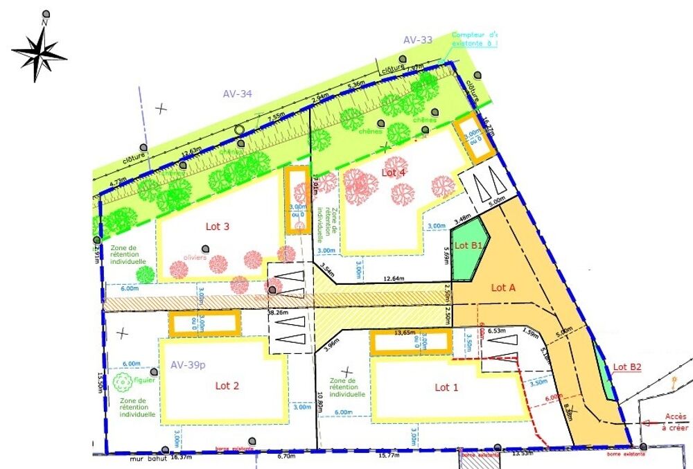 vente Terrain - 402 m� Plan-d'Orgon (13750)