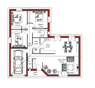  Maison � vendre 4 pi�ces 85 m�