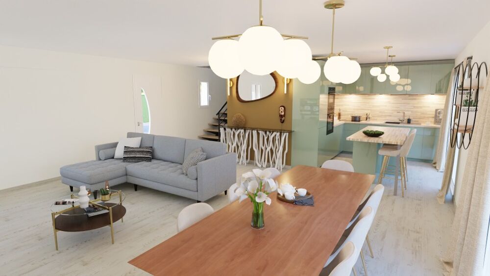 Bastide contemporaine - 130 m² habitables avec garage ac....