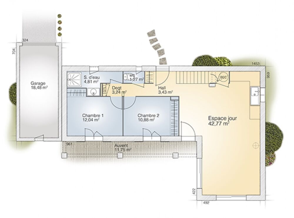 VENTE d'une maison de 6 pièces (110 m²) au Triadou I....