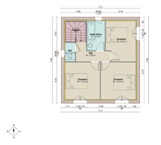  Maison 5 pi�ces 105 m� Fr�jus