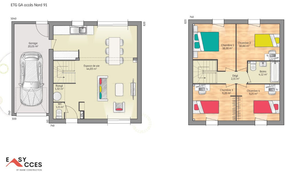 MAISON À CONSTRUIRE DE 91 M² IDÉALEMENT SITUÉE AU MANS, ....
