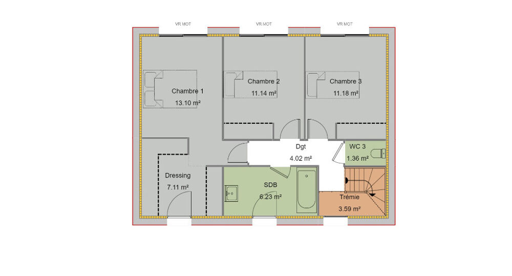 vente Maison - 5 pièce(s) - 130 m² Cugnaux (31270)