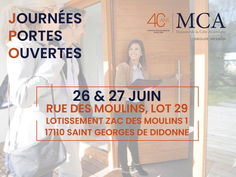 Véronique CANTEAU des maisons MCA de Royan, vous propose....