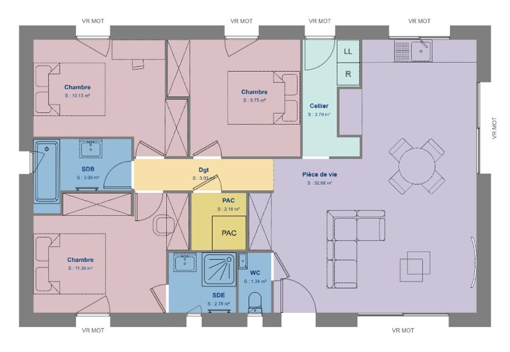 MAISON À CONSTRUIRE DE 80 M² PROCHE D'ÉVREUX Av....