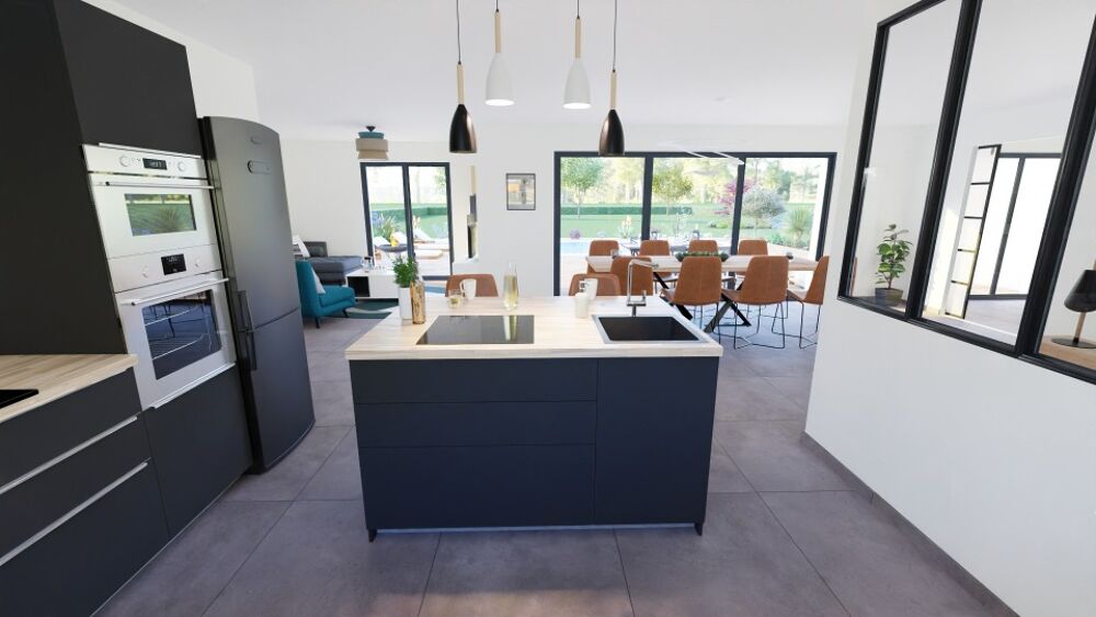 Maison contemporaine de 153 m² à construire à Ancône - T....