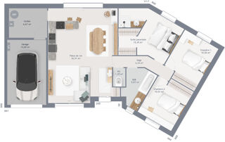  Maison  vendre 5 pices 90 m