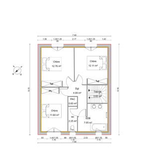  Maison 5 pices 102 m L'isle-jourdain