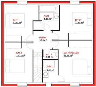  Maison à vendre 6 pièces 129 m²