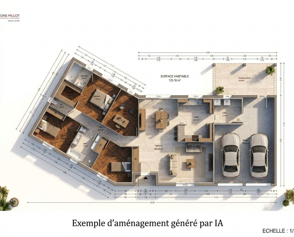 vente Maison - 5 pièce(s) - 125 m² Aixe-sur-Vienne (87700)