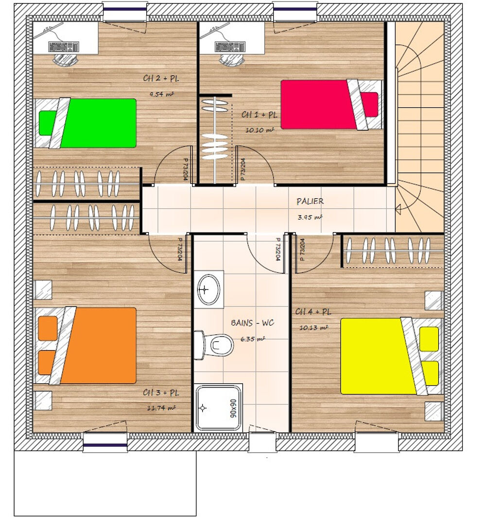 vente Maison - 6 pièce(s) - 94 m² Corzé (49140)