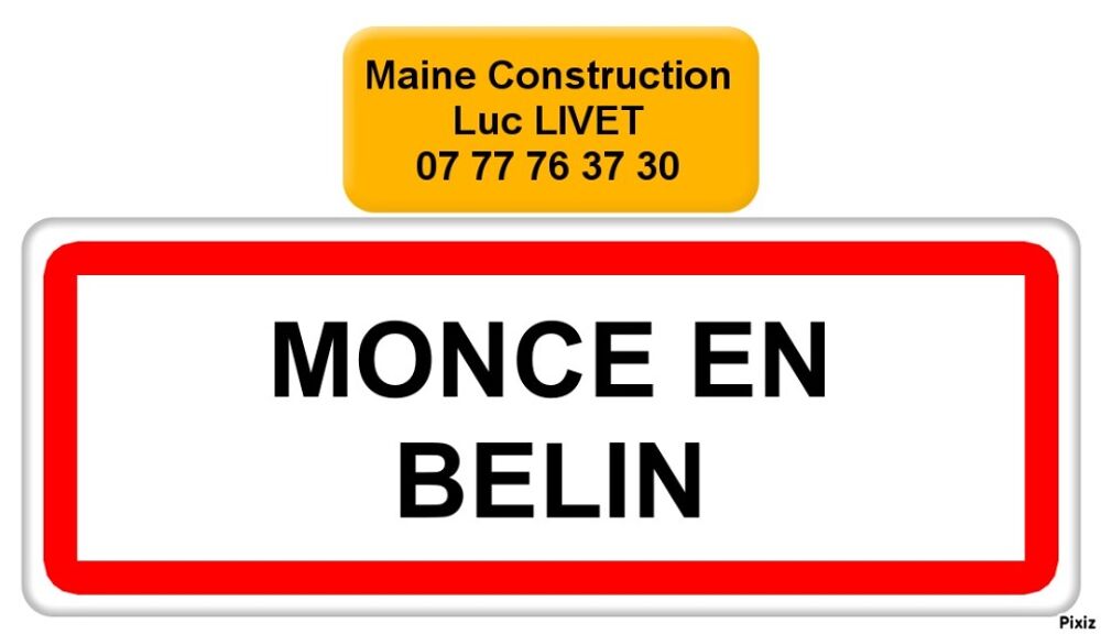 Moncé-en-Belin : maison de 4 pièces (76 m²) en vente<BR/....