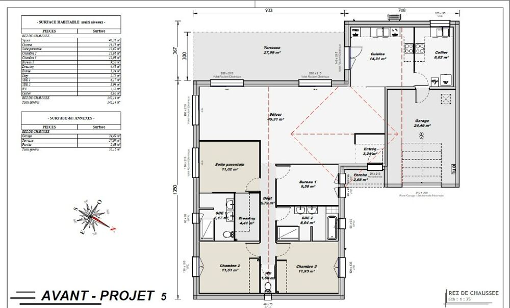 vente Maison - 5 pièce(s) - 140 m² Gond-Pontouvre (16160)