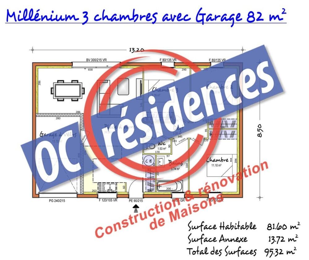 vente Maison - 4 pièce(s) - 81 m² Albi (81000)
