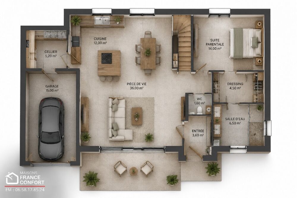 vente Maison - 5 pièce(s) - 100 m² Gréasque (13850)