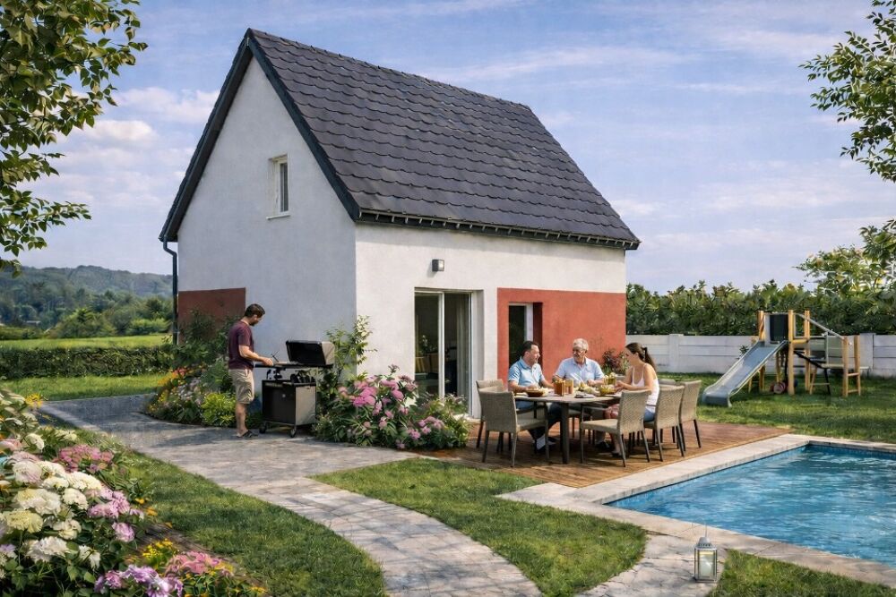 vente Maison - 5 pièce(s) - 89 m² Balgau (68740)