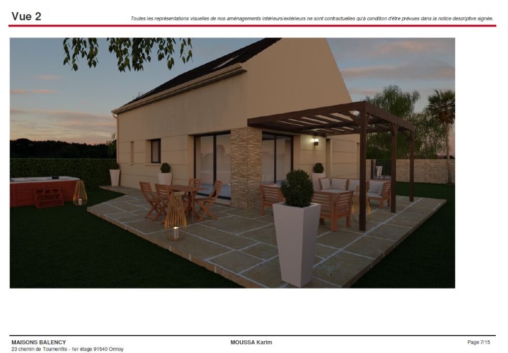 EXCLUSIVITE : TERRAIN EN LOT ARRIERE DE 300 M2 DANS LE Q....