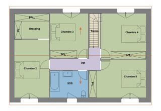  Maison 6 pi�ces 117 m� Lampaul-guimiliau