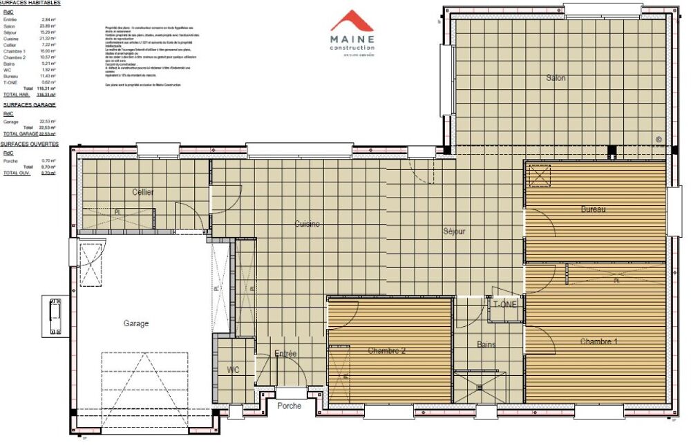 Maison T4 (116 m²) en vente à Teloché Idéalement sit....