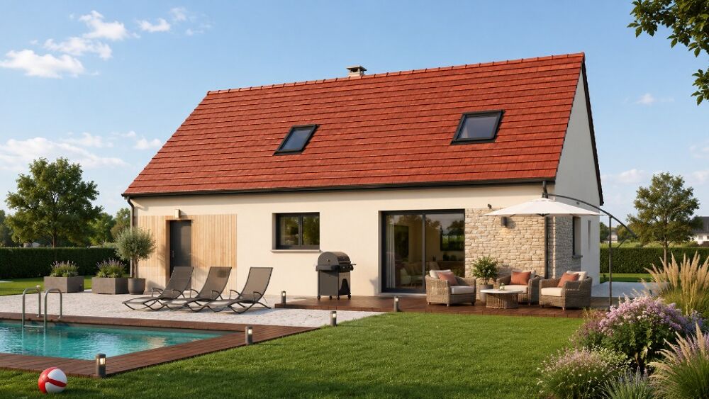 Maison neuve contemporaine (RE2020) à Dourdan de 6 pièce....
