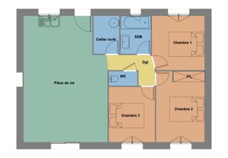  Maison 4 pi�ces 70 m� Aigrefeuille-sur-maine