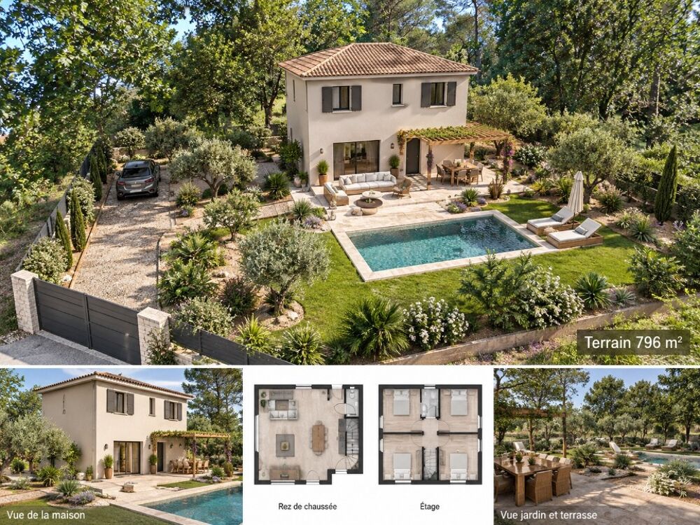 vente Maison - 4 pièce(s) - 90 m² Garéoult (83136)